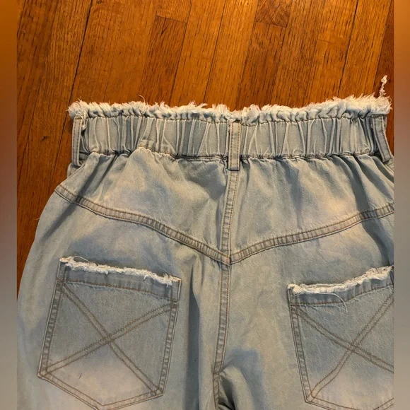 Paperlace Wide Leg Heart Jeans - Picture 4 of 14